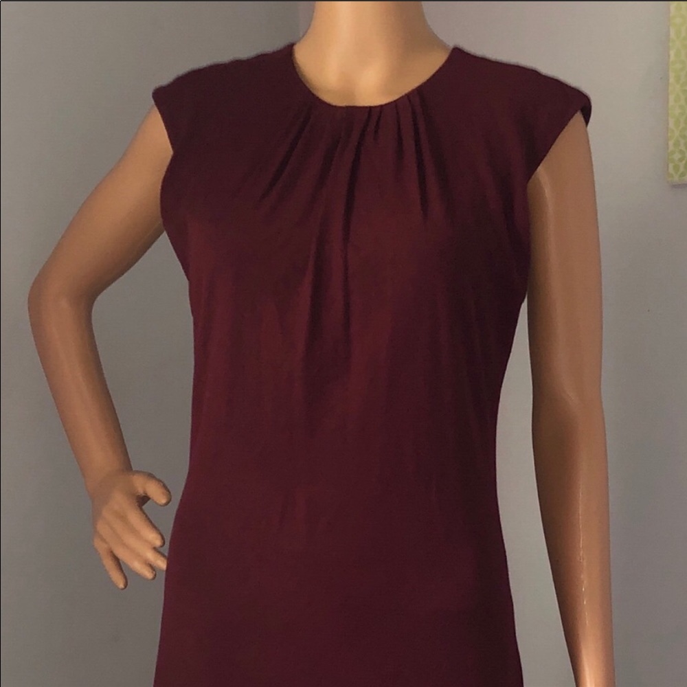 Ralph Lauren burgundy dress small